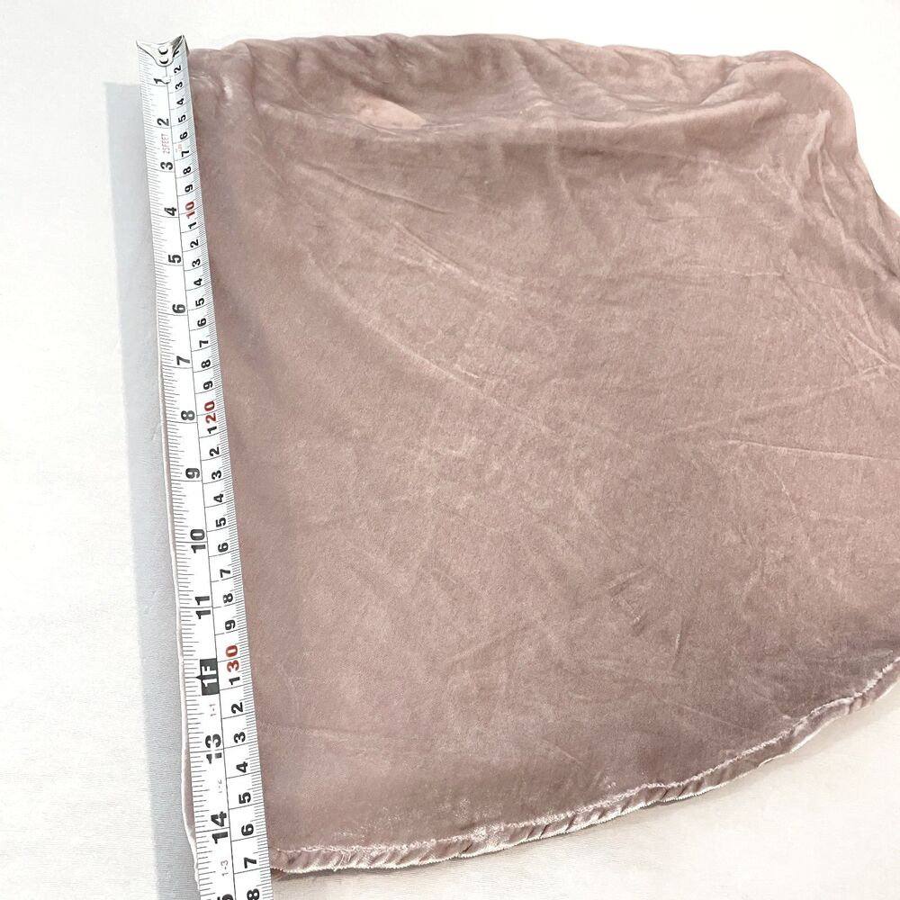 ~ NEW* Anthropologie Lg Tilda Strapless Top Velvet, Lt Mauve Muted Grayish Blush - Picture 6 of 16